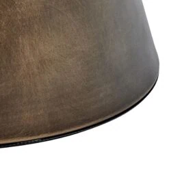 Joshua Salontafel rond Bruin Glas 70cm