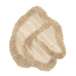 Kabe Muurkleed organisch Bruin 120x120cm