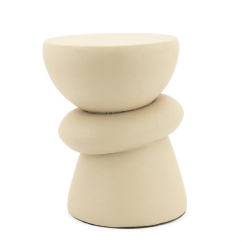 Kerun Bijzettafel Beige 35cm