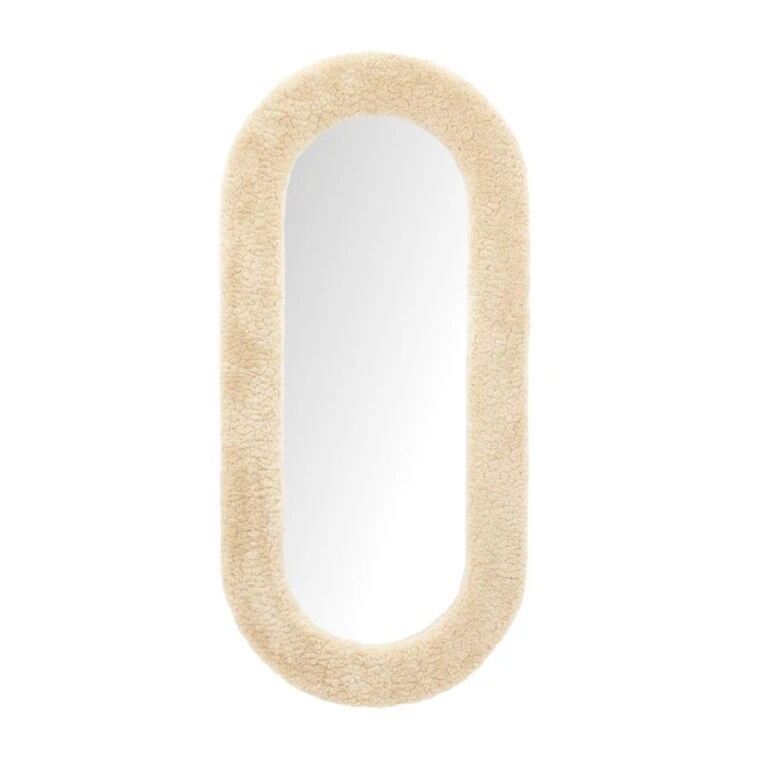 Kiss Spiegel large Beige 60cm