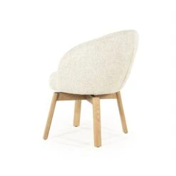 Livia Eetkamerstoel Beige stof