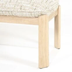 Lottie Bankje Beige hout 143cm