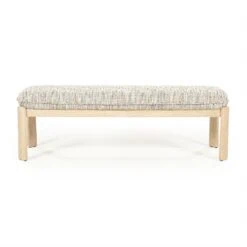 Lottie Bankje Taupe hout 143cm