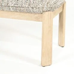 Lottie Bankje Taupe hout 143cm