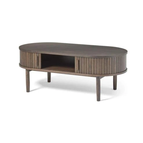 Maria Salontafel ovaal Espresso 120cm