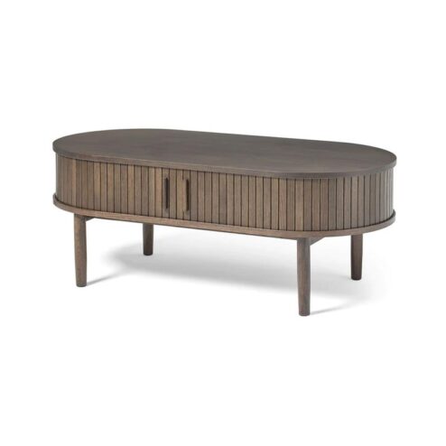 Maria Salontafel ovaal Espresso 120cm