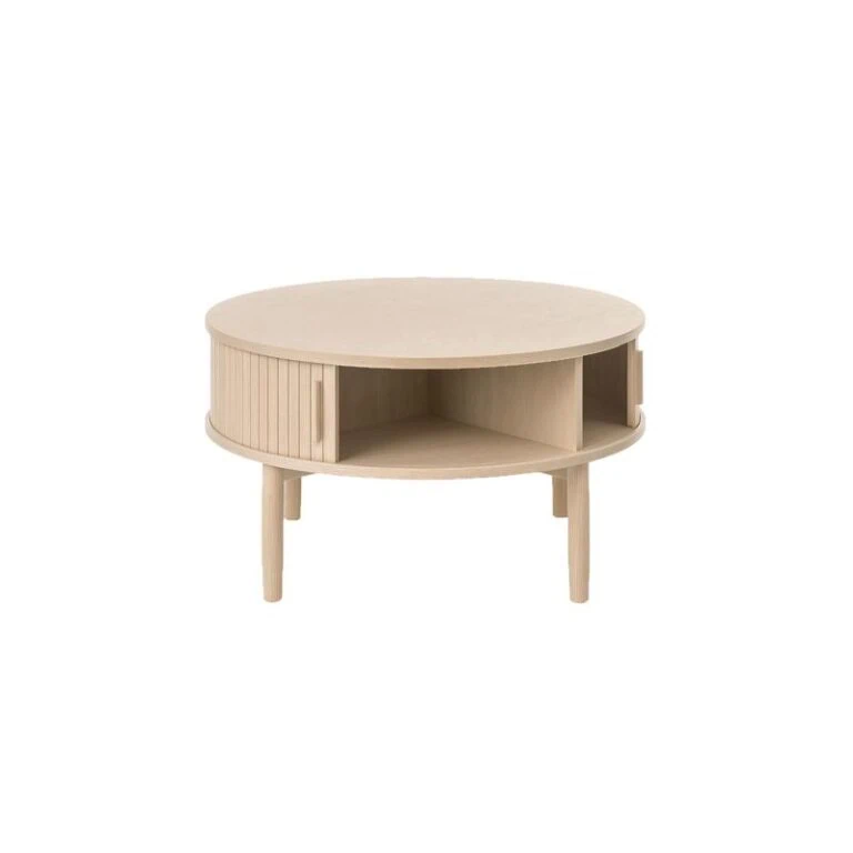 Maria Salontafel rond Lichtbruin 85cm