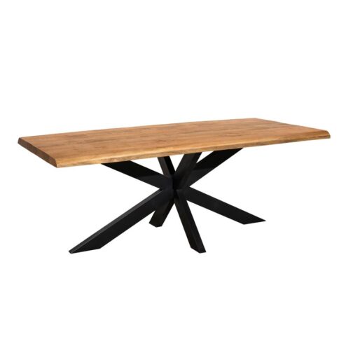 Morada Eettafel boomstam Warm Mangohout 160cm