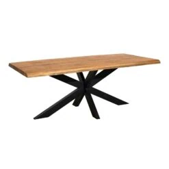 Morada Eettafel boomstam Warm Mangohout 180cm