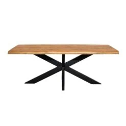 Morada Eettafel boomstam Warm Mangohout 220cm