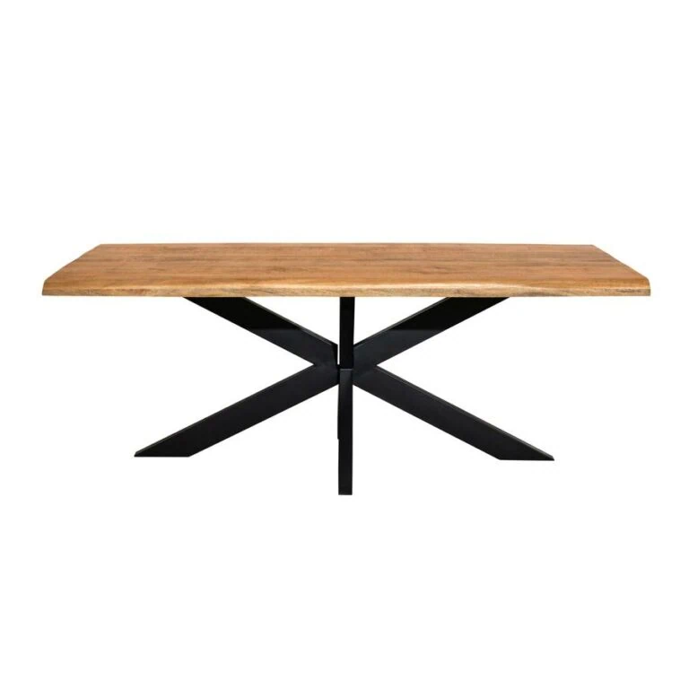 Morada Eettafel boomstam Warm Mangohout 220cm