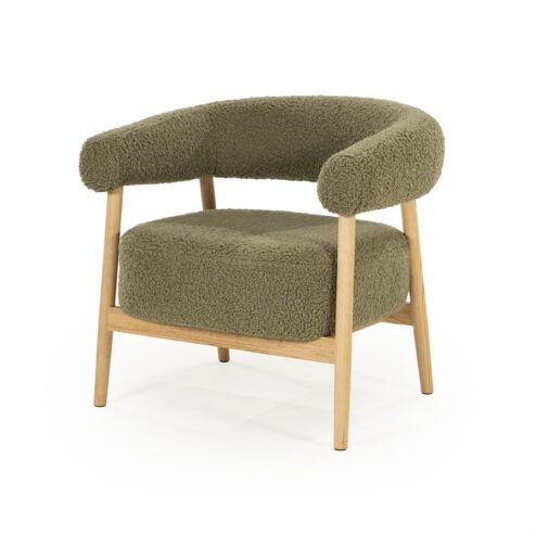 Mysa Fauteuil Groen Hout
