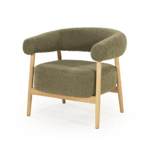 Mysa Fauteuil Groen Hout