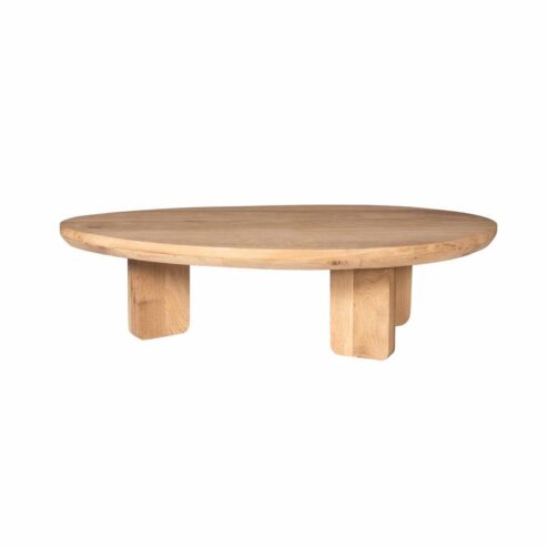 Niko Salontafel Organisch Naturel Eiken 130cm