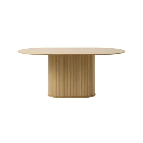 Nita Eettafel Ovaal Naturel 180cm
