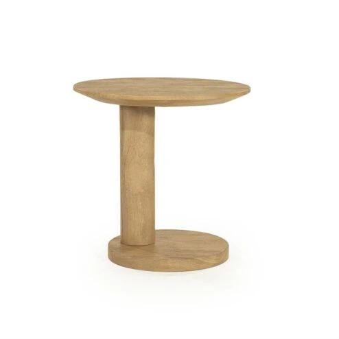Novia Bijzettafel Naturel mangohout 50cm