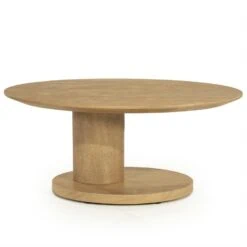 Novia Salontafel Naturel mangohout 90cm