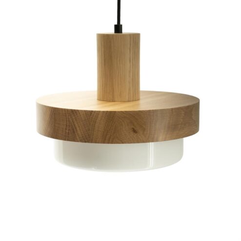Oaka 1-lichts Hanglamp Hout