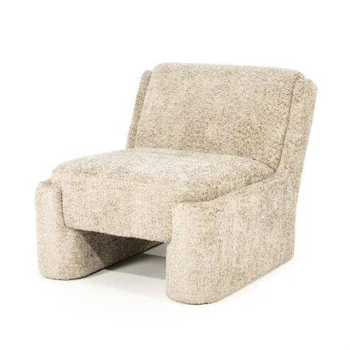 Omla Fauteuil Taupe Stof