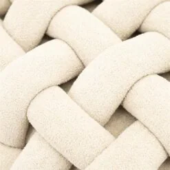 Poofie Poef Beige stof 44cm