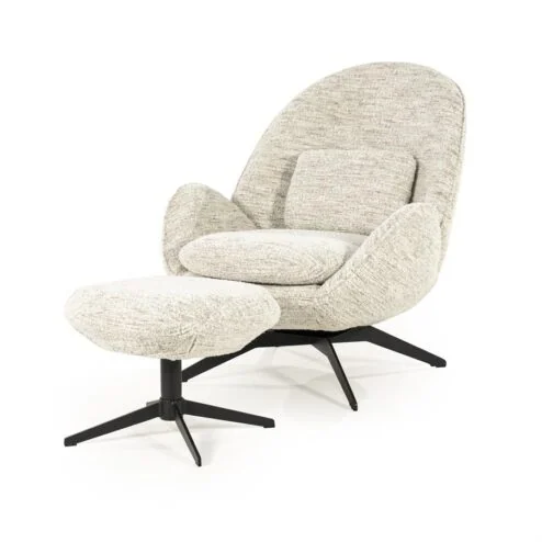 Ryan Fauteuil Beige stof