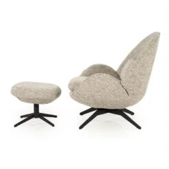 Ryan Fauteuil Taupe stof