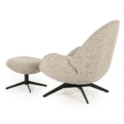 Ryan Fauteuil Taupe stof