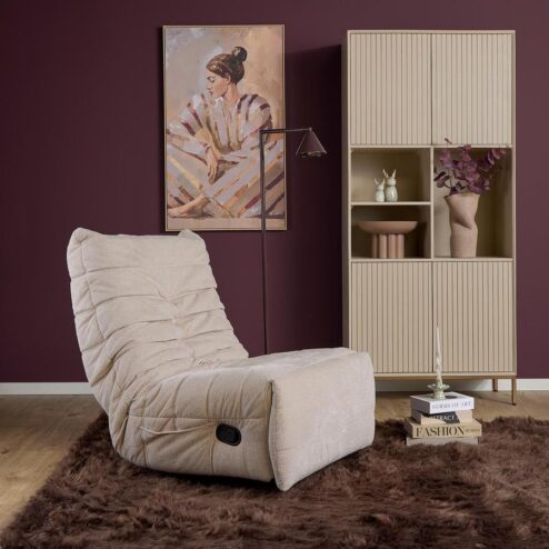 Fien Relaxfauteuil Beige
