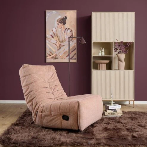 Fien Relaxfauteuil Roze