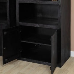 Sven Boekenkast 1 deur Zwart 80cm