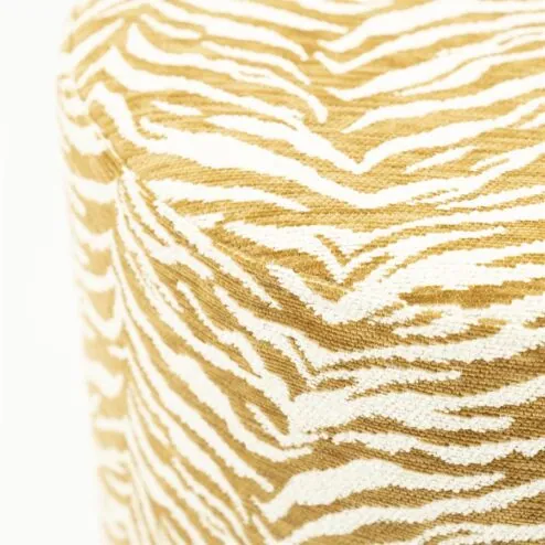 Tigra Poef Mosterd 38cm