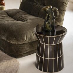 TileTastic Bijzettafel Hoog Bruin 38cm