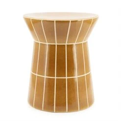 TileTastic Bijzettafel Hoog Mosterd 38cm