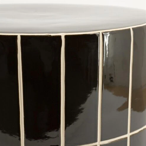 TileTastic Bijzettafel laag Bruin 42cm