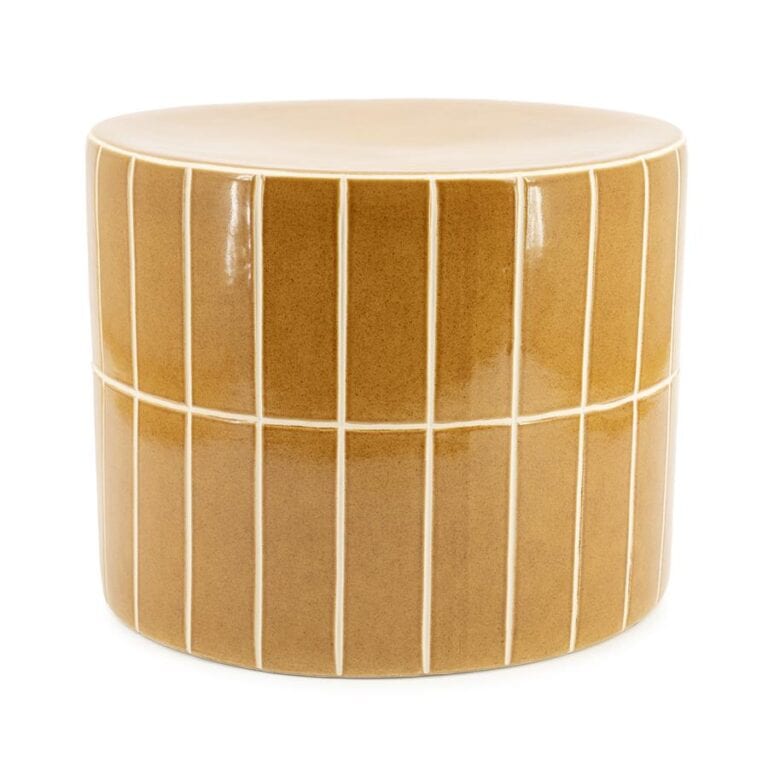 TileTastic Bijzettafel laag Mosterd 42cm