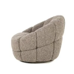 Tina Fauteuil Taupe stof