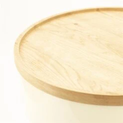 Tondo Bijzettafel Beige 37cm