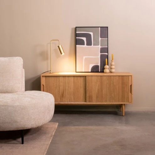 Tv meubel Jule Naturel Eikenhout 130cm