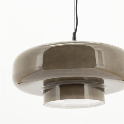 Vetro 1-lichts Hanglamp Taupe