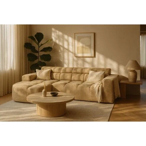 Bank Fay (3-zits arm links+Divan rond arm rechts)