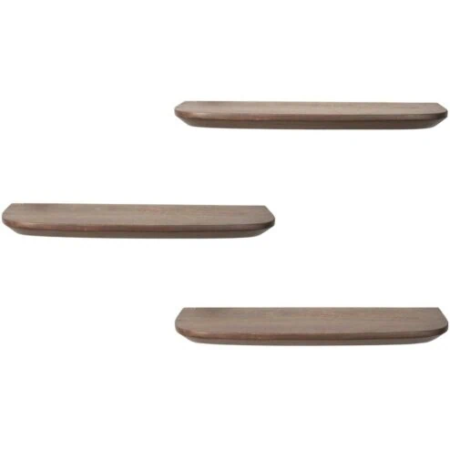 Wandplank Gavin Bruin 60 cm Set van 3