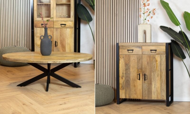 Britt meubelserie: Tijdloos design en massief mangohout