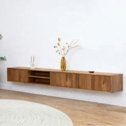 Albin Zwevend Tv meubel naturel 240cm