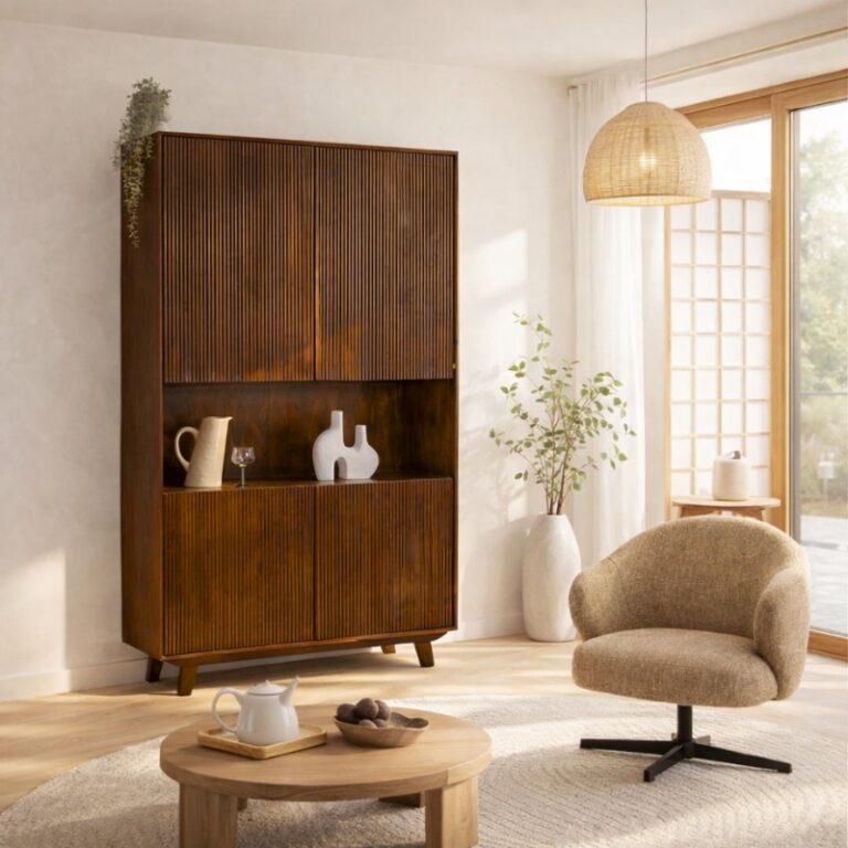 Albin Boekenkast walnoot 120cm