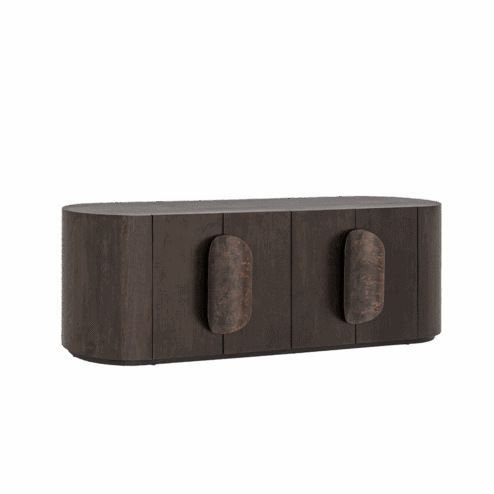 Allure Dressoir donkerbruin 180 cm