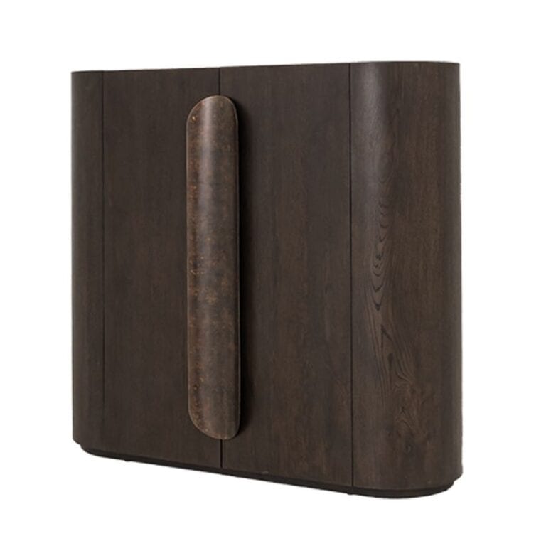 Allure Opbergkast donkerbruin 150 cm