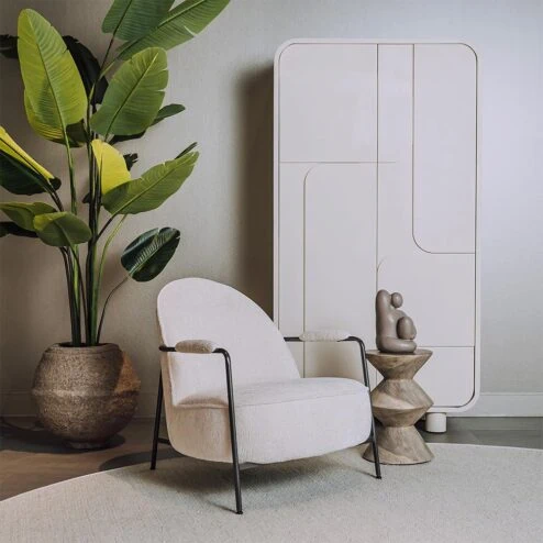 Amelia Fauteuil creme