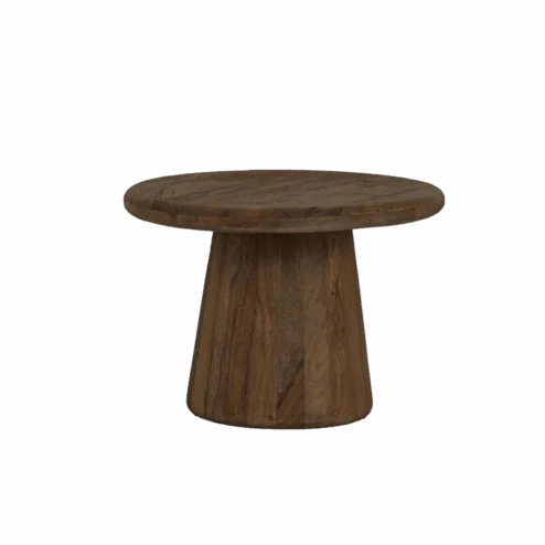 Asti Bijzettafel rond bruin 60 cm