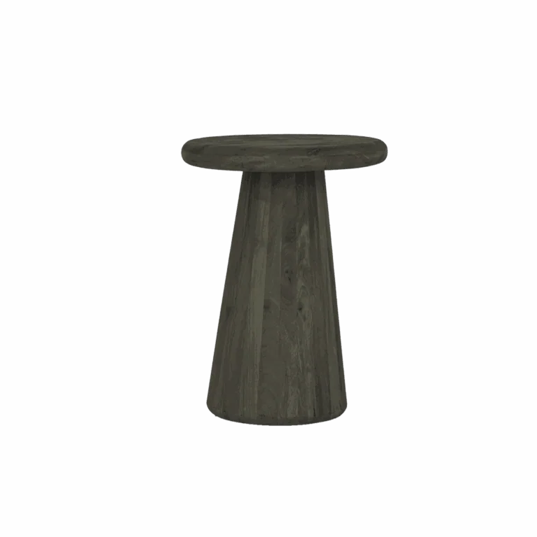 Asti Bijzettafel rond olijfbruin 40 cm