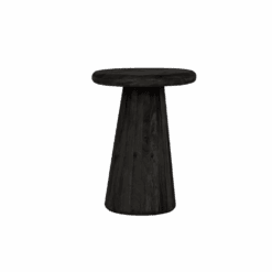 Asti Bijzettafel rond zwart 40 cm